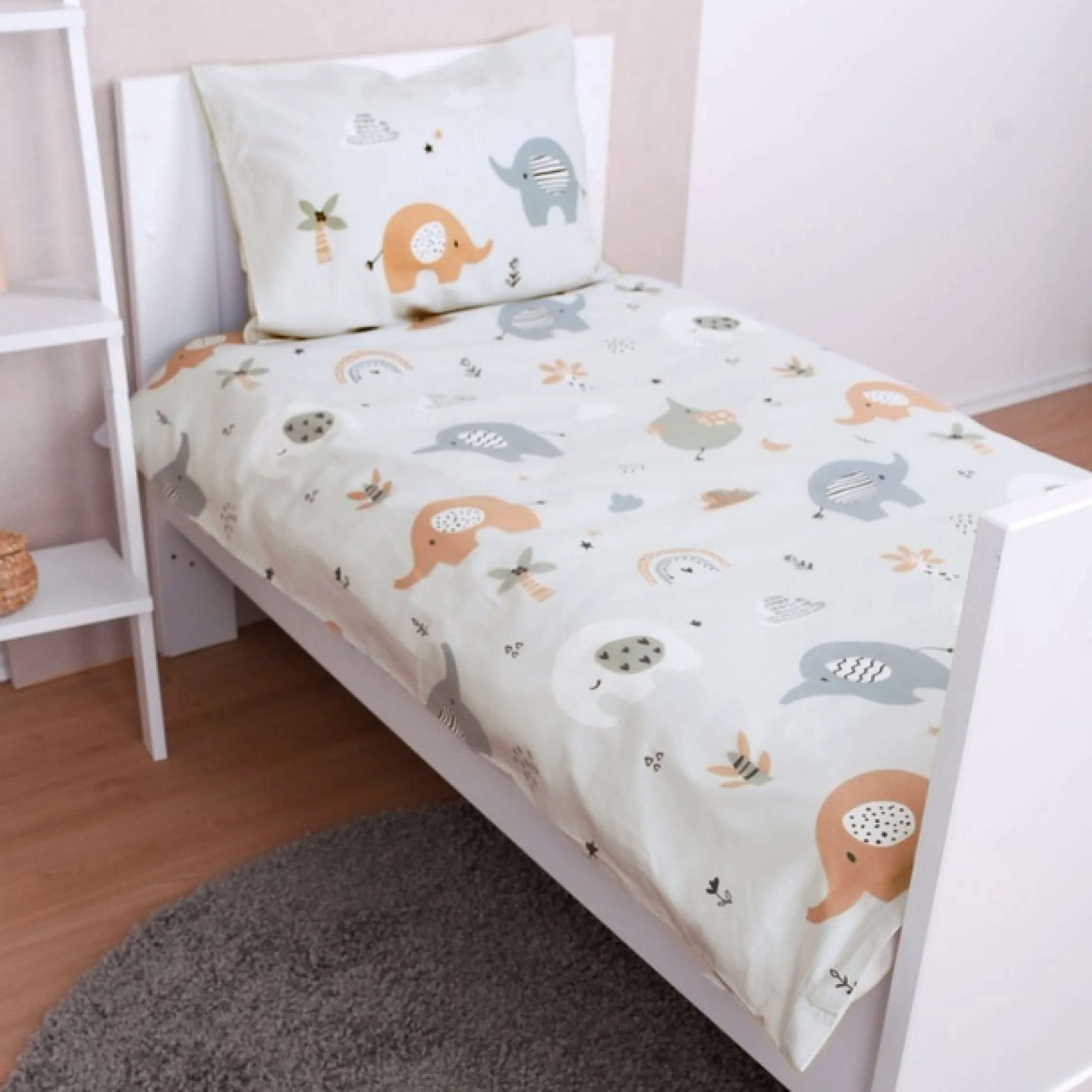 Baby Best Babybettwäsche »babybest Elephants« 2 Stk. mit liebevollem Motiv