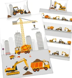 Baby Best Babybettwäsche »Baustelle« mit niedlichem Baustellen Motiv