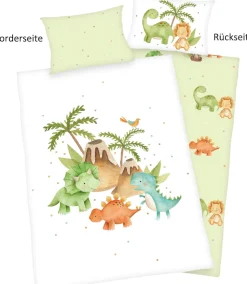 Baby Best Babybettwäsche »Dinos« 2 Stk. mit liebevollem Motiv