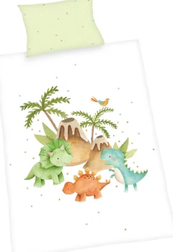 Baby Best Babybettwäsche »Dinos« 2 Stk. mit liebevollem Motiv
