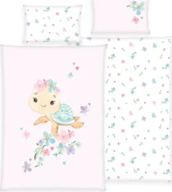Baby Best Babybettwäsche »Little Turtle« 2 Stk. mit liebevollem Motiv