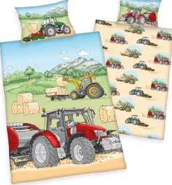 Baby Best Babybettwäsche »Traktor« 2 Stk. mit tollem Motiv