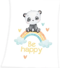 Baby Best Babydecke »Regenbogen Panda« mit liebevollem Motiv