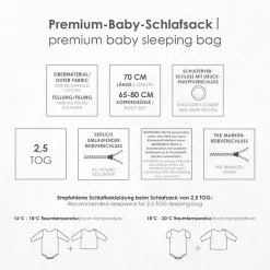Baby Best Babyschlafsack »Kleiner Schutzengel Baby-Schlafsack 70cm«