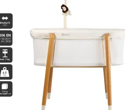 BabyGo Babybett »SleepGood mesh, weiß«