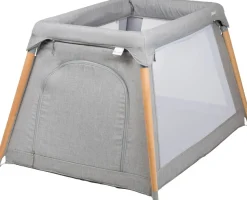 BabyGo Baby-Reisebett »Groovy, grau melange« mit Seiteneingang