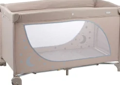 BabyGo Baby-Reisebett »Moonstars, beige«