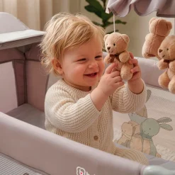 BabyGo Baby-Reisebett »Sleeper Deluxe, black« mit Musik-Mobile