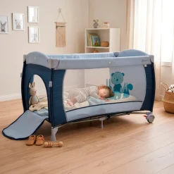 BabyGo Baby-Reisebett »Sleeper Deluxe, black« mit Musik-Mobile