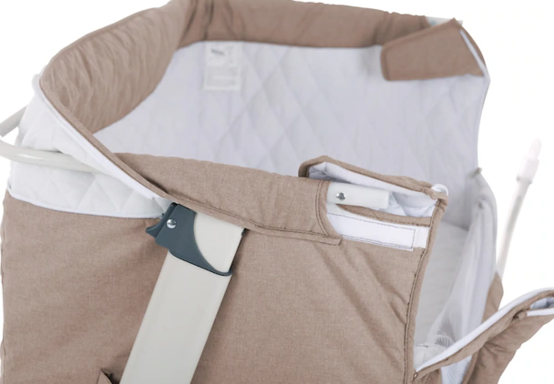 BabyGo Beistellbett »Together, beige« faltbar