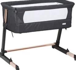 BabyGo Beistellbett »Together, goldfarben/schwarz« faltbar