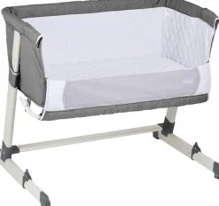 BabyGo Beistellbett »Together, grey« faltbar