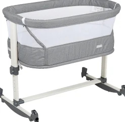 BabyGo Beistellbett »Vivaldi, grey«