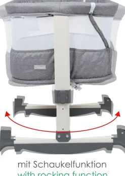 BabyGo Beistellbett »Vivaldi, grey«