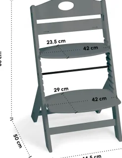 BabyGo Hochstuhl »Family, grey« ()