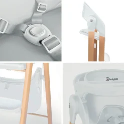 BabyGo Kombihochstuhl »Levels« () inklusive Wippe
