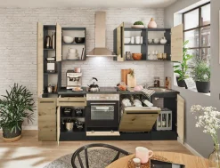 BASIC by Balculina Küchenzeile »Jazz« Breite 250 cm, wahlweise mit E-Geräten