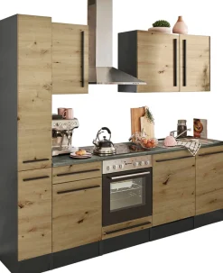 BASIC by Balculina Küchenzeile »Jazz« Breite 250 cm, wahlweise mit E-Geräten