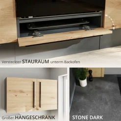 BASIC by Balculina Küchenzeile »Jazz« Breite 250 cm, wahlweise mit E-Geräten