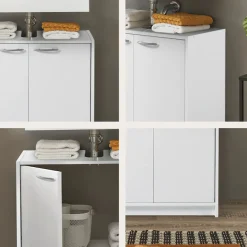 BASIC by Balculina Waschbeckenunterschrank »Smash, Breite 63 cm« 1 Stk. tlg. mit 2 Türen