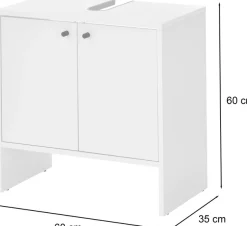 BASIC by Balculina Waschbeckenunterschrank »Kairo« 1 Stk. tlg. Moderne Farbauswahl