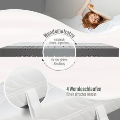 Beco Komfortschaummatratze »Marissa, 7 Zonen Matratze 90x200, 140x200 cm & weitere Größen« 18 cm hoch Raumgewicht: 30 kg/m³ 1 Stk. tlg. ergonomischer Schlaf , getestet in 90x200, H3, Ausgabe 10/2025