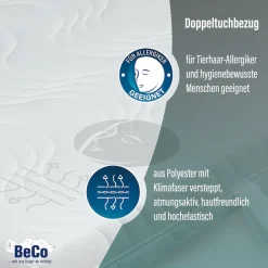 Beco Komfortschaummatratze »Marissa, 7 Zonen Matratze 90x200, 140x200 cm & weitere Größen« 18 cm hoch Raumgewicht: 30 kg/m³ 1 Stk. tlg. ergonomischer Schlaf , getestet in 90x200, H3, Ausgabe 10/2025