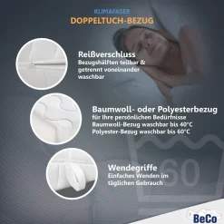 Beco Komfortschaummatratze »Double Deluxe Matratze 20, Matratze in 90x200 cm und weiteren Größen« 20 cm hoch Raumgewicht: 28 kg/m³ 1 Stk. tlg. Matratze vom TÜV Süd getestet*, über 2.000 5-Sterne-Bewertungen!