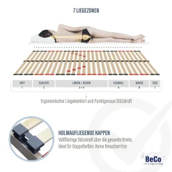 Beco Lattenrost »2 für 1« inkl. 1 Gratis-Lattenrost, 90x200 cm, 100x200 cm