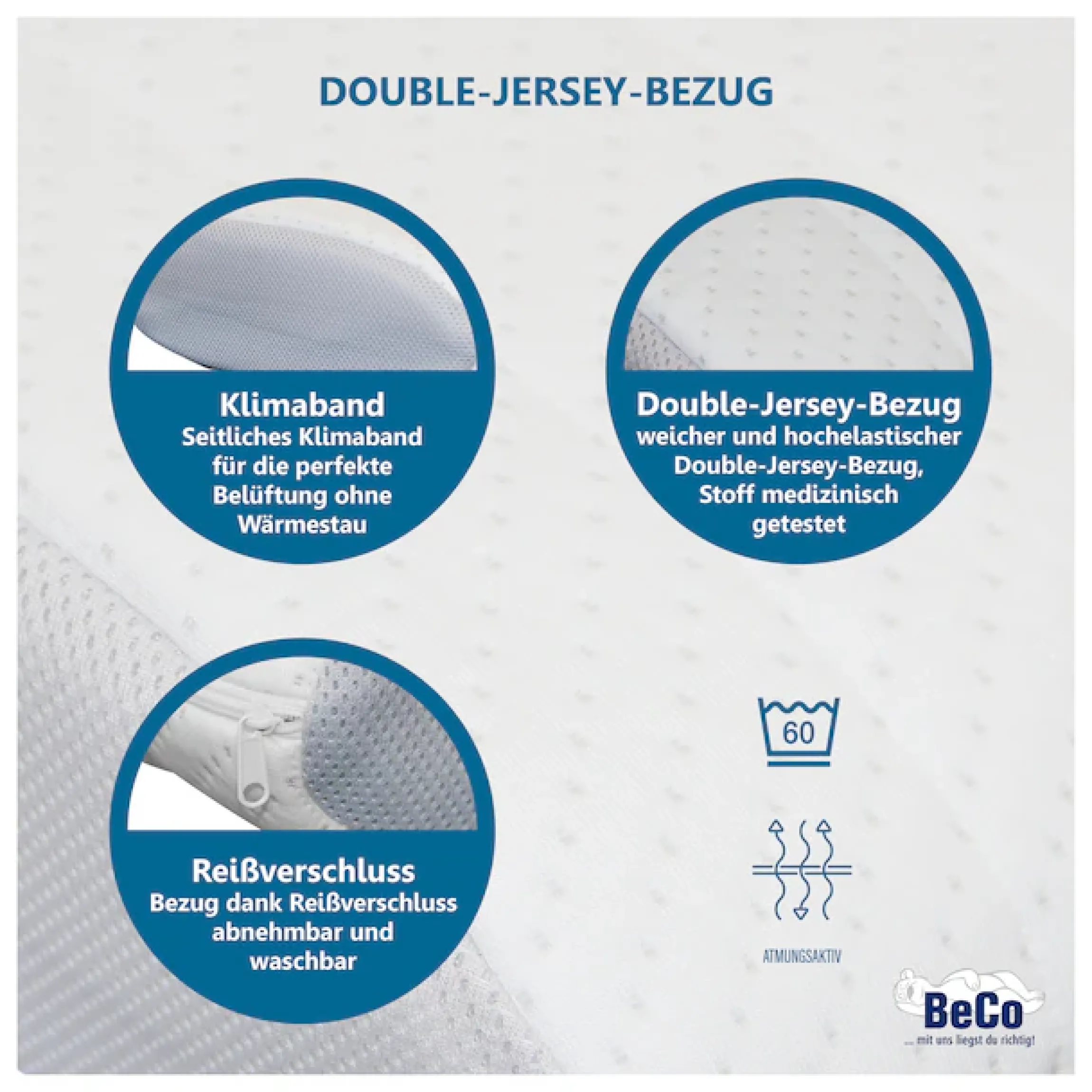 Beco Nackenstützkissen »Vario Flex« Füllung: GelschaumKomfortschaum 1 Stk. tlg. mit zwei Liegeseiten!