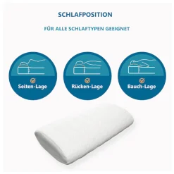 Beco Nackenstützkissen »Vario Flex« Füllung: GelschaumKomfortschaum 1 Stk. tlg. mit zwei Liegeseiten!