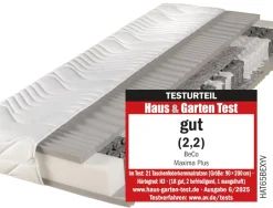 Beco Taschenfederkernmatratze »Maxima Plus, Matratze in 90x200 und vielen weiteren Größen erhältlich!« Matratze, 7 Zonen, 90x200 cm in H3 von Stiftung Warentest "GUT (1,8)", Ausgabe 10/2023