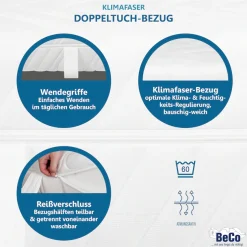 Beco Taschenfederkernmatratze »Maxima Plus, Matratze in 90x200 und vielen weiteren Größen erhältlich!« Matratze, 7 Zonen, 90x200 cm in H3 von Stiftung Warentest 