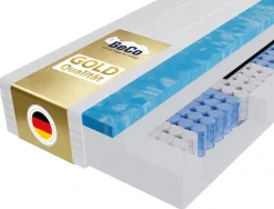 Beco Taschenfederkernmatratze »Royal Komfort Gel – GOLD TFK-Matratze mit Geltopper für Luxusschlaf« 26 cm hoch 480 Federn 1 Stk. tlg. Mit integriertem Geltopper, Wendematratze, Ideal auch in 140x200