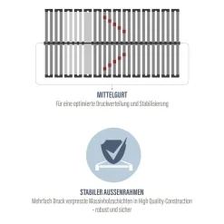 BeSports Lattenrost »Lattenrost Duo Powerflex, Lattenrost in 90x200 cm und weiteren Größen« Lattenrost mit geringer Bauhöhe, 90x200 cm und weitere Größen