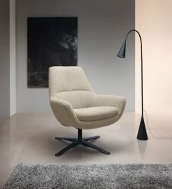 BETYPE Drehsessel »Be Organic Standard Back, Loungesessel« in elegantem Design mit Drehfunktion