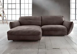 BETYPE Ecksofa »Be Type Be Chilled, Mega Sofa, Bezug: hochwertiges Anilinleder, L-Form« in 2 Breiten mit stylischer und offener Nahtführung