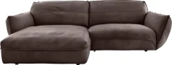 BETYPE Ecksofa »Be Type Be Chilled, Mega Sofa, Bezug: hochwertiges Anilinleder, L-Form« in 2 Breiten mit stylischer und offener Nahtführung