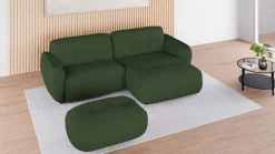 BETYPE Polsterhocker »Be Fluffy« softer Sitzkomfort, moderner Kedernaht, hochwertiger Bezugsstoff