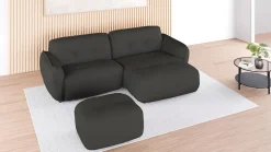 BETYPE Polsterhocker »Be Fluffy« softer Sitzkomfort, moderner Kedernaht, hochwertiger Bezugsstoff