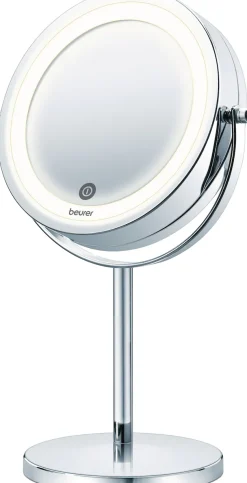 BEURER Kosmetikspiegel »BS 55 beleuchteter Kosmetikspiegel mit 7-facher Vergrößerung« Beauty-Spiegel mit LED-Licht und Dimmfunktion, 2 Spiegelflächen