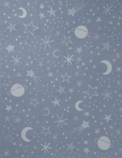 Biederlack Babydecke »Babydecke Universe« 75 x 100, mit kurzen Fransen