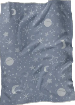 Biederlack Babydecke »Babydecke Universe« 75 x 100, mit kurzen Fransen