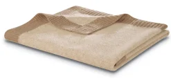 Biederlack Babydecke »Babydecke Wool Knit« 75 x 100, mit kontrastfarbigem Patentrand