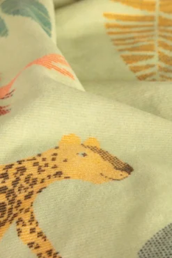 Biederlack Babydecke »Babydecke Wildlife« 75 x 100, mit Zierstich