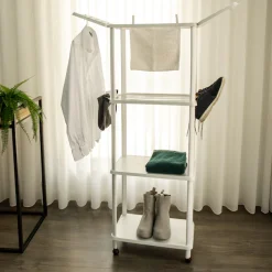 Bischof Badregal »Bucato« Regal und Wäscheständer in Eins. Und zu 100% aus recyceltem Material