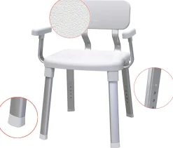 Bischof Dusch- und Badhocker »Splash Comfort Xtra« belastbar bis 150 kg höhenverstellbar, TÜV-GS