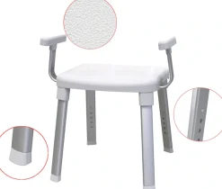 Bischof Dusch- und Badhocker »Splash 2.0« belastbar bis 150 kg rutschfester Stand, TÜV/GS geprüft, mit Armlehnen