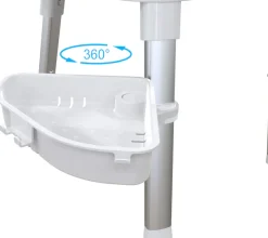 Bischof Dusch- und Badhocker »Splash Deluxe« belastbar bis 150 kg mit schwenkbarer Ablage 28x21cm, TÜV-GS