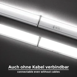 B.K.Licht Unterschrankleuchte »BK_UL1512 Unterbauleuchte, 2er Set, 57.3 cm, Neutralweißes Licht« LED-Modul 2 Stk. Neutralweiß Lichtleiste, 8W, 700Lm, 4.000K, erweiterbar durch Stecksystem
